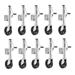 Fulton 10x 1.5K Trailer Jack w/ 8" Spoked Wheel and 12" Lift