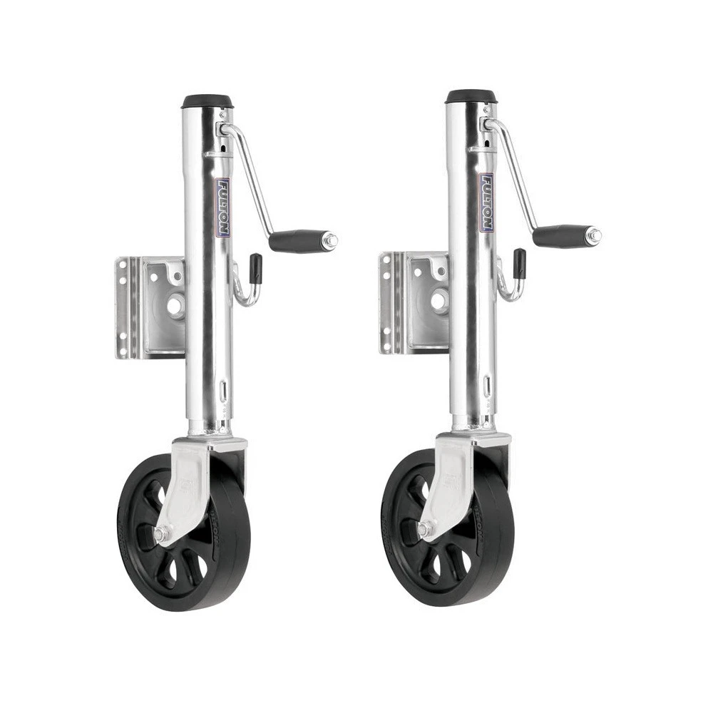 Fulton 2-Pack 1.5K Marine Trailer Jack with 8-Inch Wheel and 12-Inch Lift
