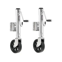 Fulton 2x 1.5K Trailer Jack w/ 8" Spoked Wheel and 12" Lift