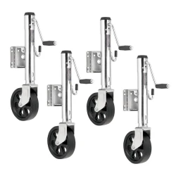 Fulton 4x 1.5K Trailer Jack w/ 8" Spoked Wheel and 12" Lift