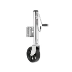 Fulton 1.5K Bolt-Thru Swivel Marine Trailer Jack with 12" Lift and 8" Wheel