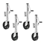 Fulton 1,500 lb Swivel Marine Trailer Jack with 10" Lift and 8" Wheel – 4 Pack