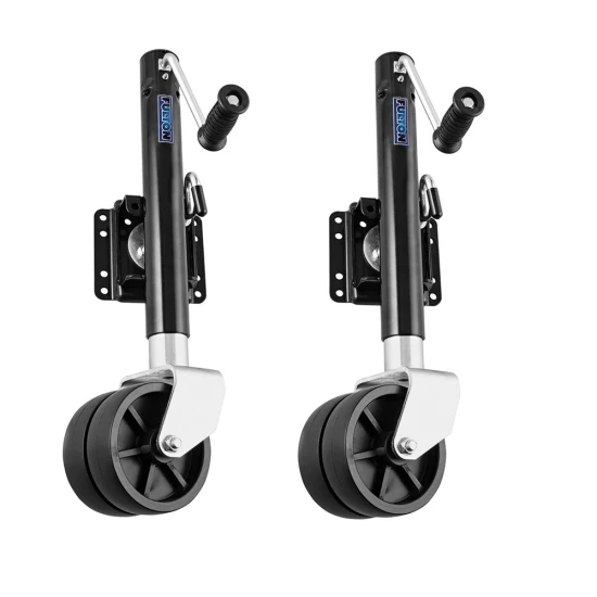 Fulton 1.5K Dual-Wheel Marine Trailer Jack with Sidewind and 12" Lift