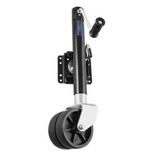 Fulton 1.5K Dual Wheel Marine Trailer Jack – Bolt-On, Sidewind, 12 Inch Lift
