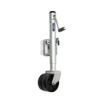 Fulton 1.5K Dual-Wheel Marine Trailer Jacks 12" Lift Bolt-On Swivel Jack Set