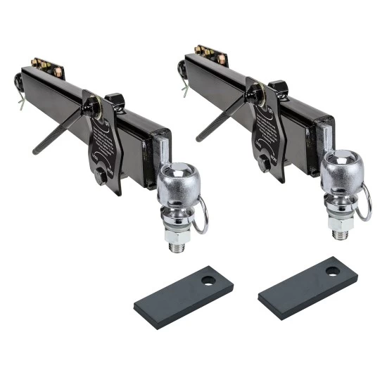 83660 83660 3442 3442 Reese Reese Dual Friction Sway Control Kit 2 Weld On Sway Control Tabs Includes Ball Plate Hardware Ball and Sway Control Bracket Reese Dual Friction Sway Control Kit w/ 2 Weld On Sway Control Tabs Includes Ball Plate Hardware Ball and Sway Control Bracket