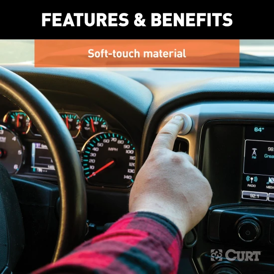 CURT Toyota Tundra and Sequoia towing bundle with trailer wiring, brake controller harness, hitch, and Bluetooth override button
