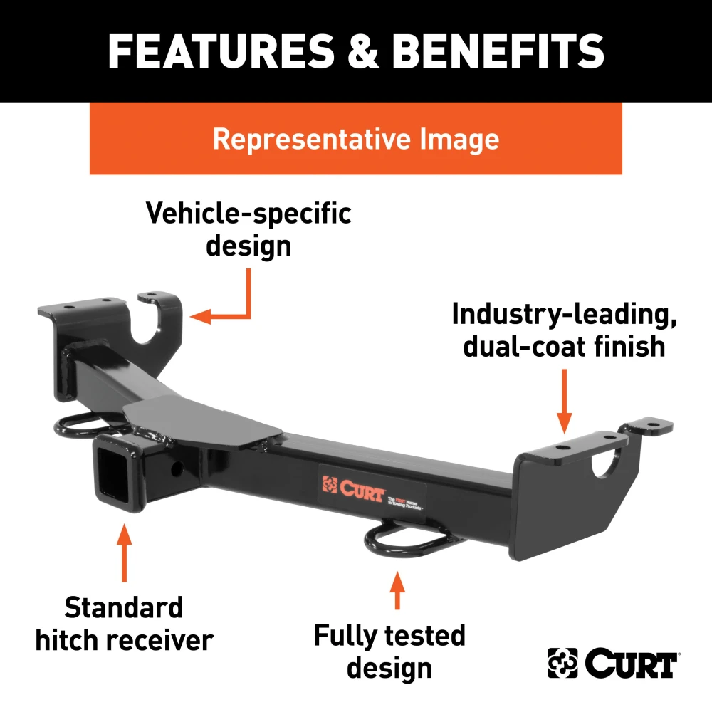CURT 31081 2-inch front mount trailer hitch for 2017-2020 Nissan Armada