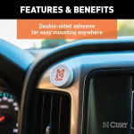 CURT Toyota Tundra and Sequoia towing bundle with trailer wiring, brake controller harness, hitch, and Bluetooth override button