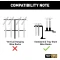 Trailer Mate Class 3 2 inch trailer hitch and 7-way wiring bundle for Chevrolet Express and GMC Savana