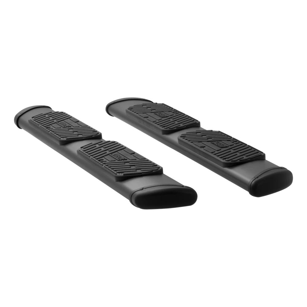 LUVERNE 277078 Regal 7 black stainless 78-inch oval side steps for Tahoe and Yukon