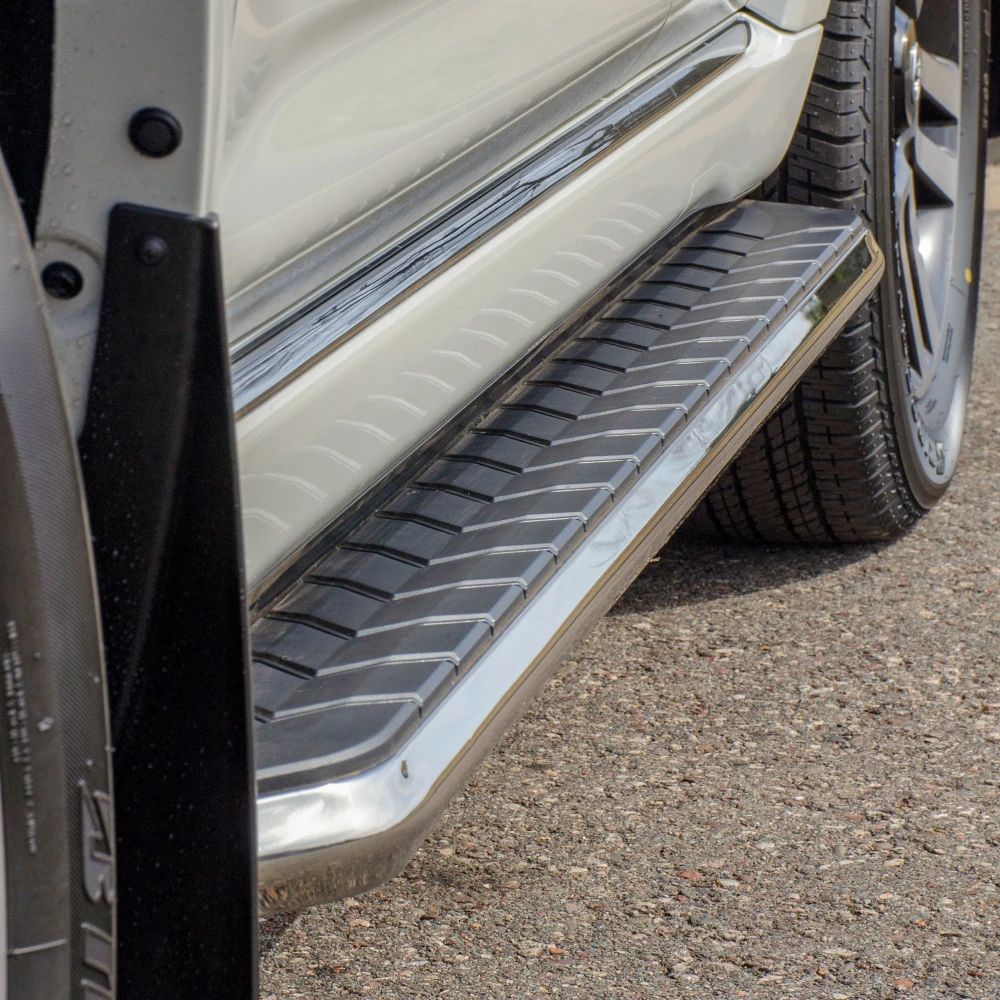 Aries 70-inch polished stainless running boards for 2013-2019 Ford Escape