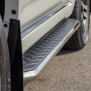 Aries 70-inch polished stainless running boards for 2013-2019 Ford Escape