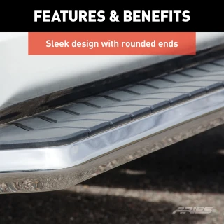 Aries 70-inch polished stainless running boards for 2013-2019 Ford Escape