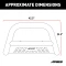 ARIES 35-3006 polished stainless steel 3-inch no-drill bull bar for Ford Super Duty