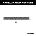 Luverne Grip Step black aluminum running board for Sprinter 2500 3500 passenger side