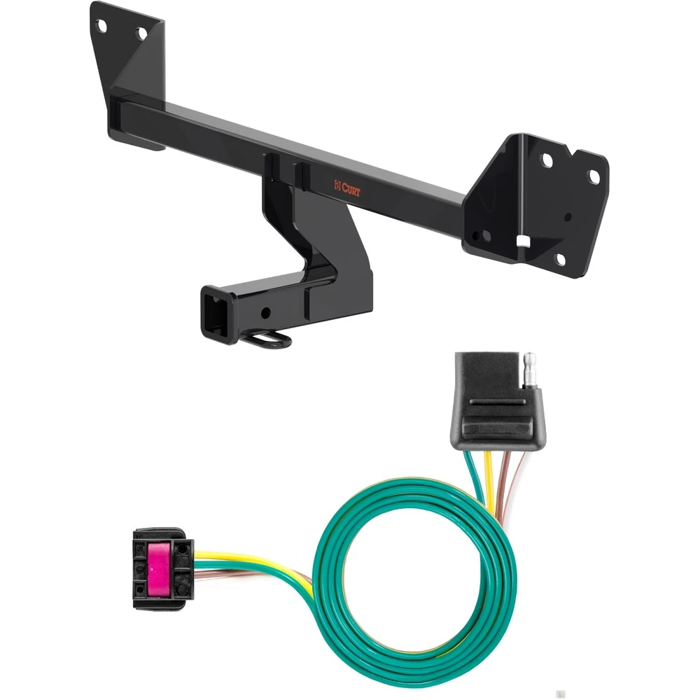 Curt trailer hitch and 4-flat wiring bundle for Chevrolet Trailblazer and Buick Encore GX