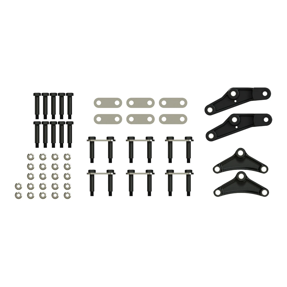 Lippert triple axle replacement AP kit with components like shackle links and equalizers