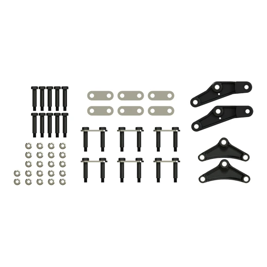 Lippert triple axle replacement AP kit with components like shackle links and equalizers
