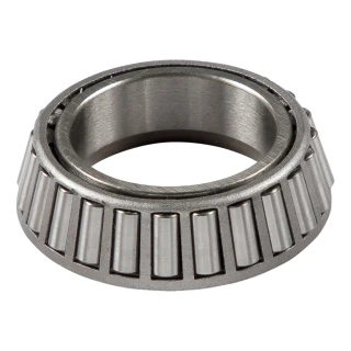 Lippert inner cone bearing L68149, fits 3,500 to 4,400 lb axle hubs, compatible with various trailers.