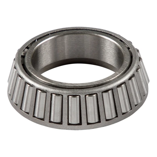 Lippert inner cone bearing L68149, fits 3,500 to 4,400 lb axle hubs, compatible with various trailers.