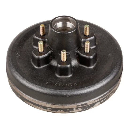 Lippert brake hub for 6000-lb axles, made of durable iron with 6 on 5.5 bolt pattern