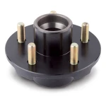 Lippert idler hub for 3500-lb axle, 5 on 4.5 bolt pattern, made of durable iron