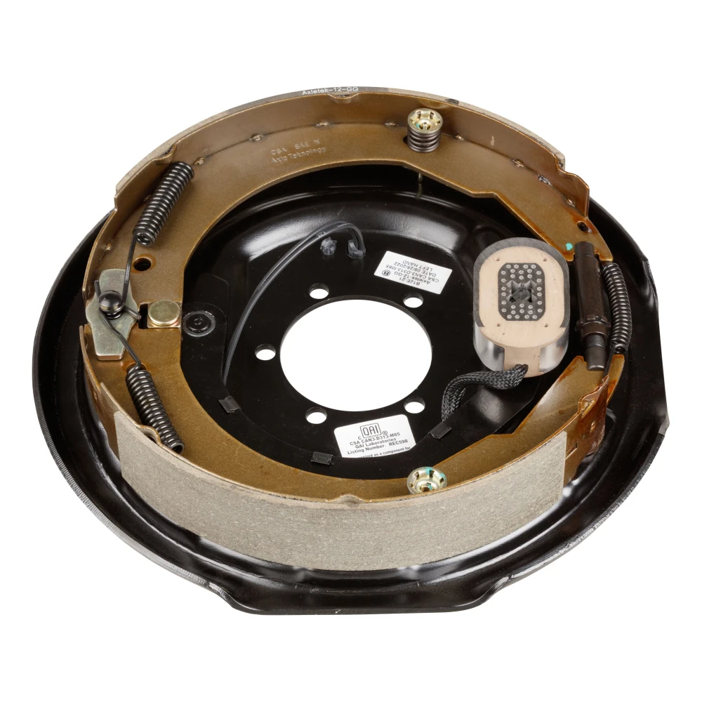 Lippert replacement left hand electric brake assembly for RVs, 12x2 inch