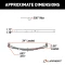 Lippert replacement RV trailer leaf spring, 24 inch, 2000 lbs capacity, exact-match for suspension systems