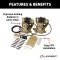 Lippert Center Point air-ride suspension system for RVs with tandem or triple axles