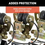 Lippert Center Point air-ride suspension system for triple axle trailers