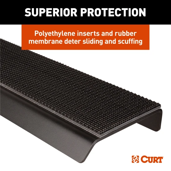 CURT CrossWing 5th wheel hitch supports for truck bed protection