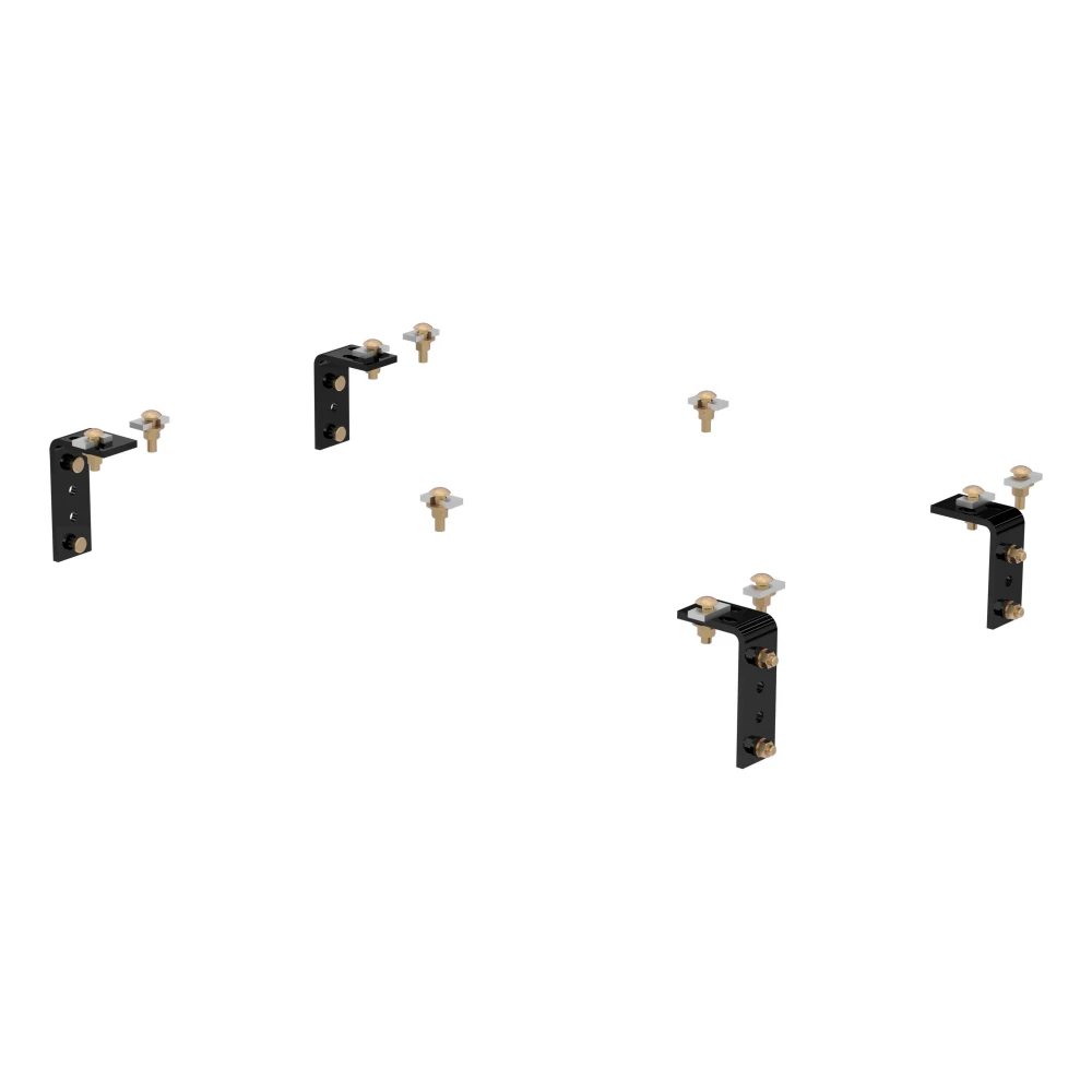 CURT universal 5th wheel brackets providing a secure mounting point for hitch installation