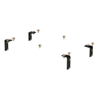 CURT universal 5th wheel brackets providing a secure mounting point for hitch installation
