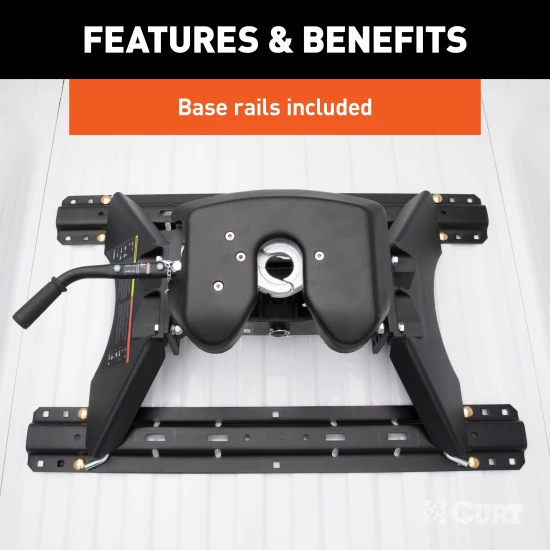 CURT A30 5th wheel hitch offering 30,000 lbs capacity with advanced technology