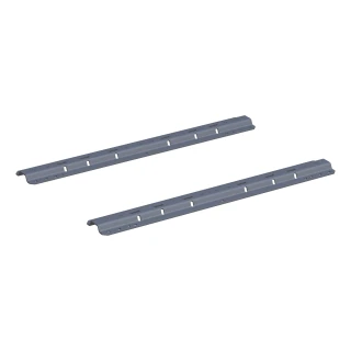 CURT 5th Wheel Base Rails provide universal fit and durable finish, rated for 40,000 lbs gross trailer weight.