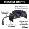 CURT E16 5th wheel hitch with dual-pivoting head and anti-rattle skid plate