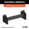 CURT E16 5th wheel hitch with dual-pivoting head and anti-rattle skid plate