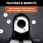 CURT A20 5th wheel hitch with patented yoke and powder coat finish