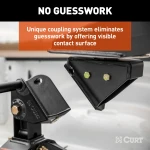CrossWing 5th wheel hitch featuring ShockDrop technology and a lightweight, durable steel frame.