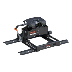 CURT A20 Sliding 5th Wheel Hitch with Base Rails for Short Bed Trucks 20000 Pounds GTW Double Jaw 16631