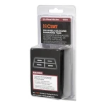 CURT 5th wheel rail sound dampeners to reduce towing noise, set of four neoprene pads.