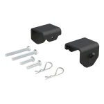 CURT weight distribution hitch showcasing clamp-on brackets and durable powder coat finish for trailers