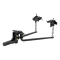 CURT round bar weight distribution hitch with integrated lubrication for level towing