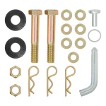 CURT round bar weight distribution hitch with integrated lubrication for level towing
