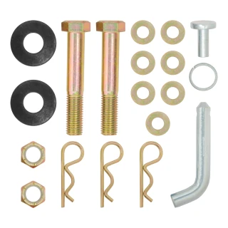 CURT round bar weight distribution hitch with integrated lubrication for level towing