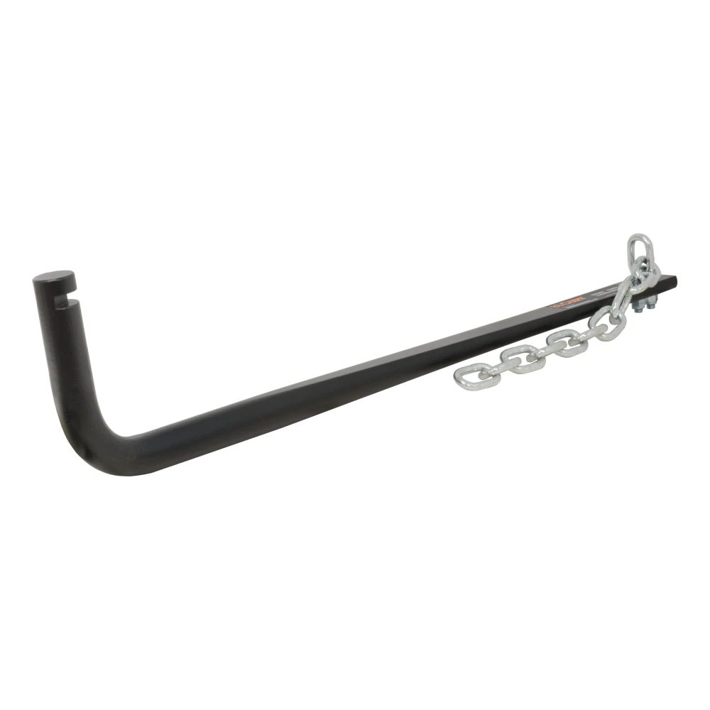 CURT weight distribution hitch replacement spring bar fits round bar models with forged steel construction and durable finish.