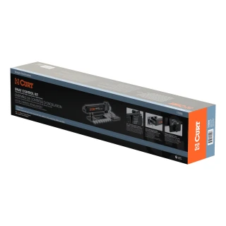 CURT sway control unit installed to stabilize trailer and reduce sway during towing