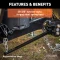 CURT weight distribution hitch with 2-inch shank and forged steel spring bars