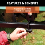 CURT TruTrack weight distribution hitch with integrated sway control, featuring a unique spring and cam system